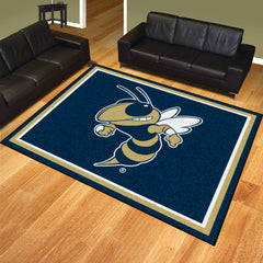 Georgia Tech Yellow Jackets 8ft. x 10 ft. Plush Area Rug, Buzz