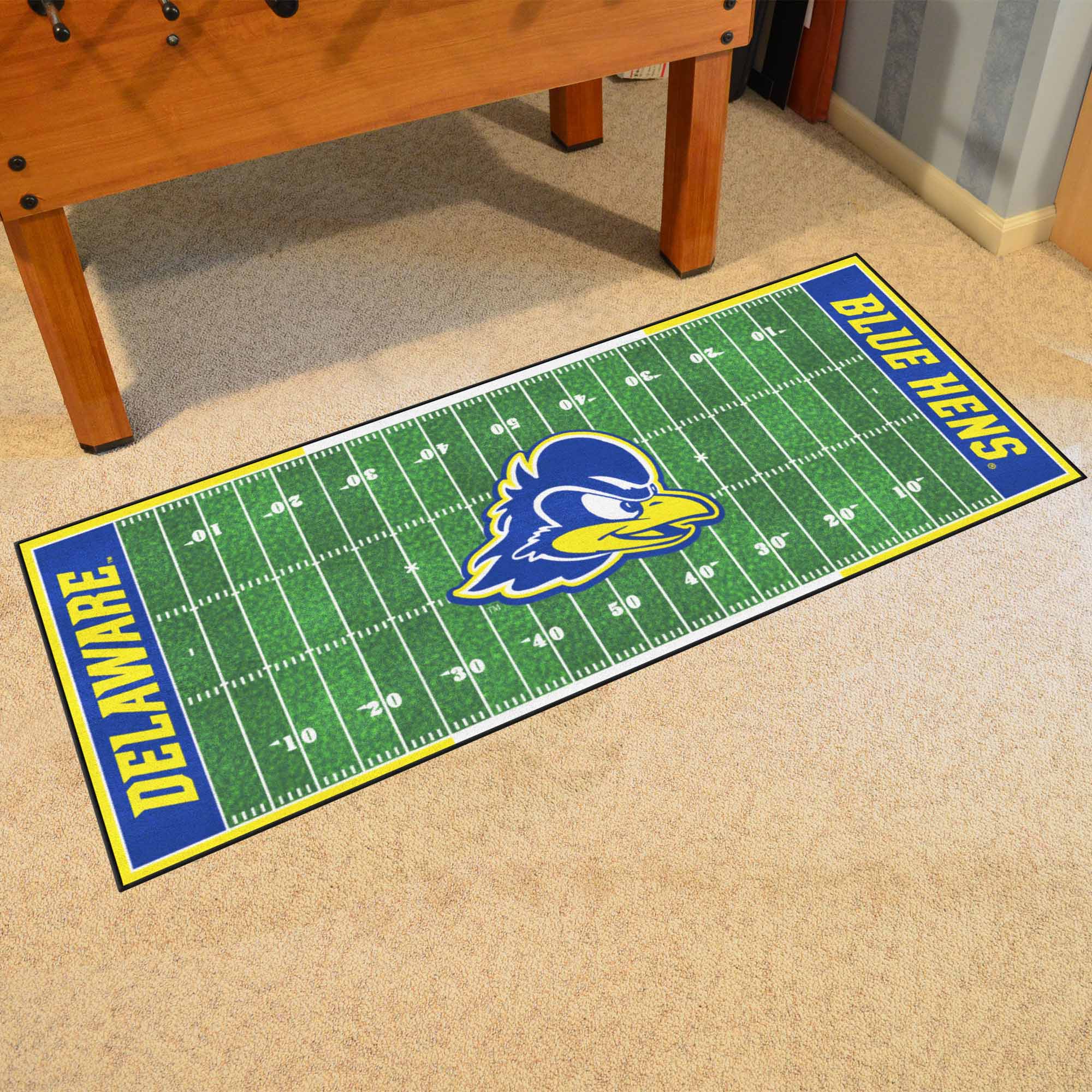 Delaware Blue Hens Field Runner Mat - 30in. x 72in.