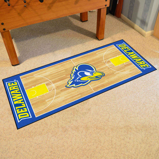 Delaware Blue Hens Court Runner Rug - 30in. x 72in. - Delaware