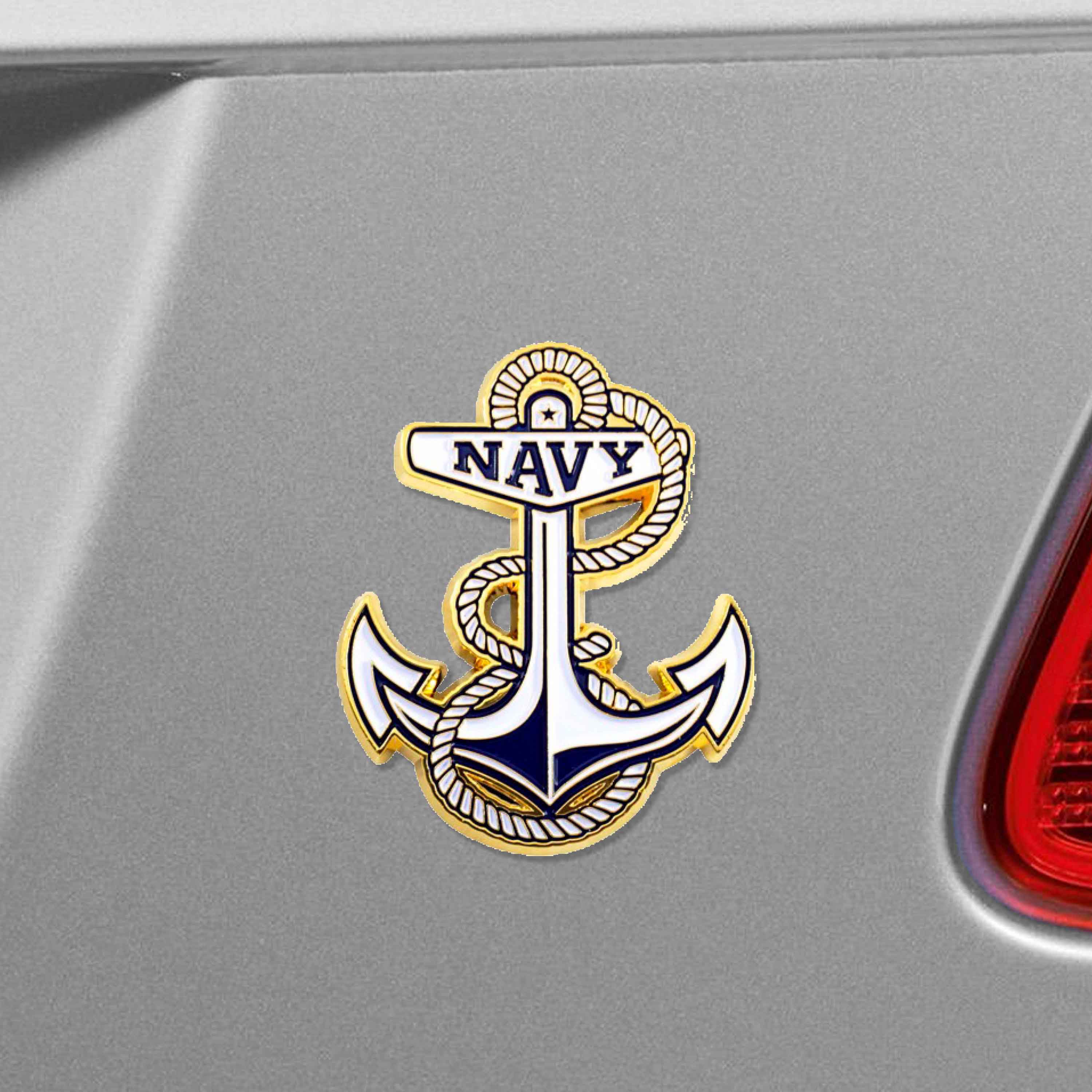 Naval Academy 3D Color Metal Emblem