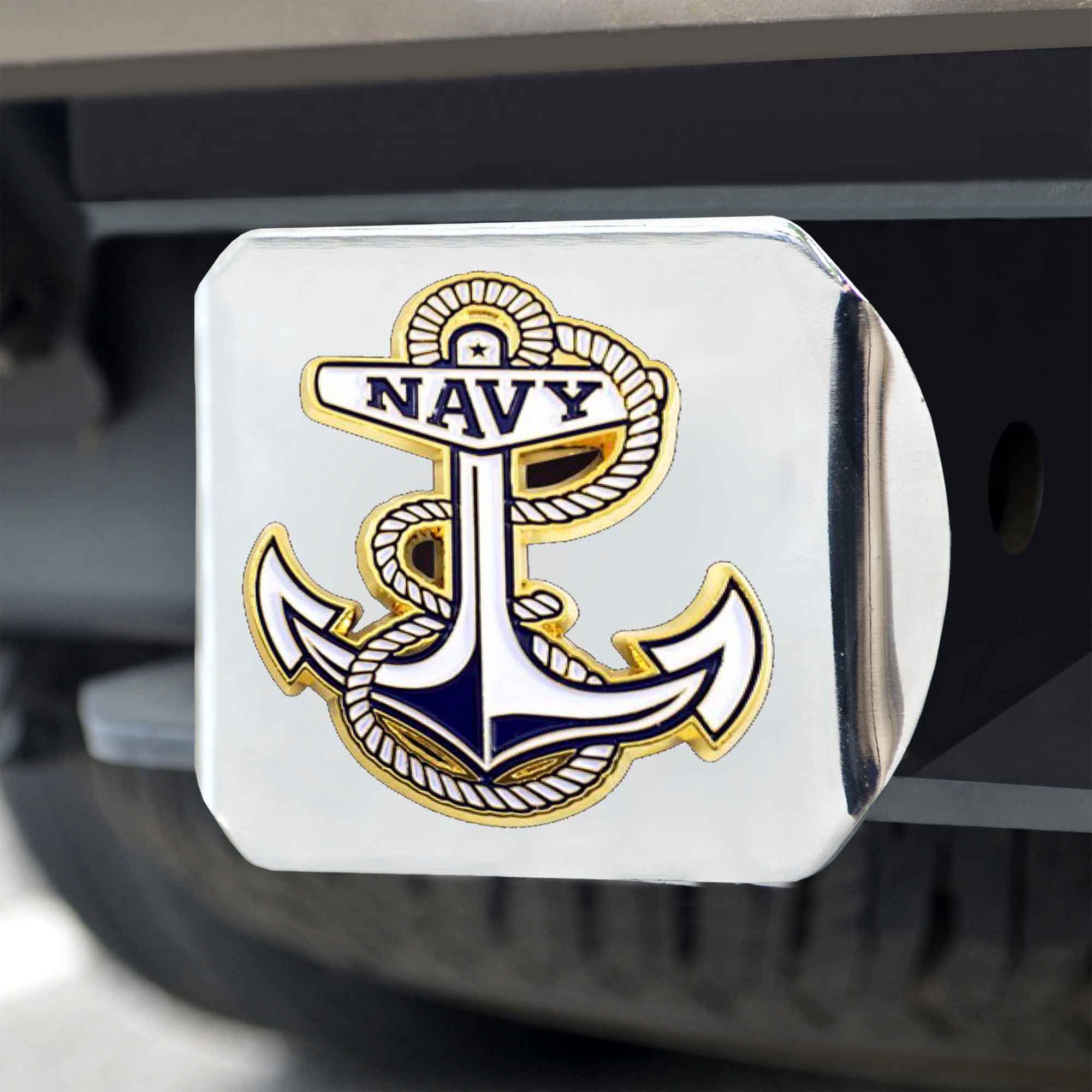 Naval Academy Hitch Cover - 3D Color Emblem