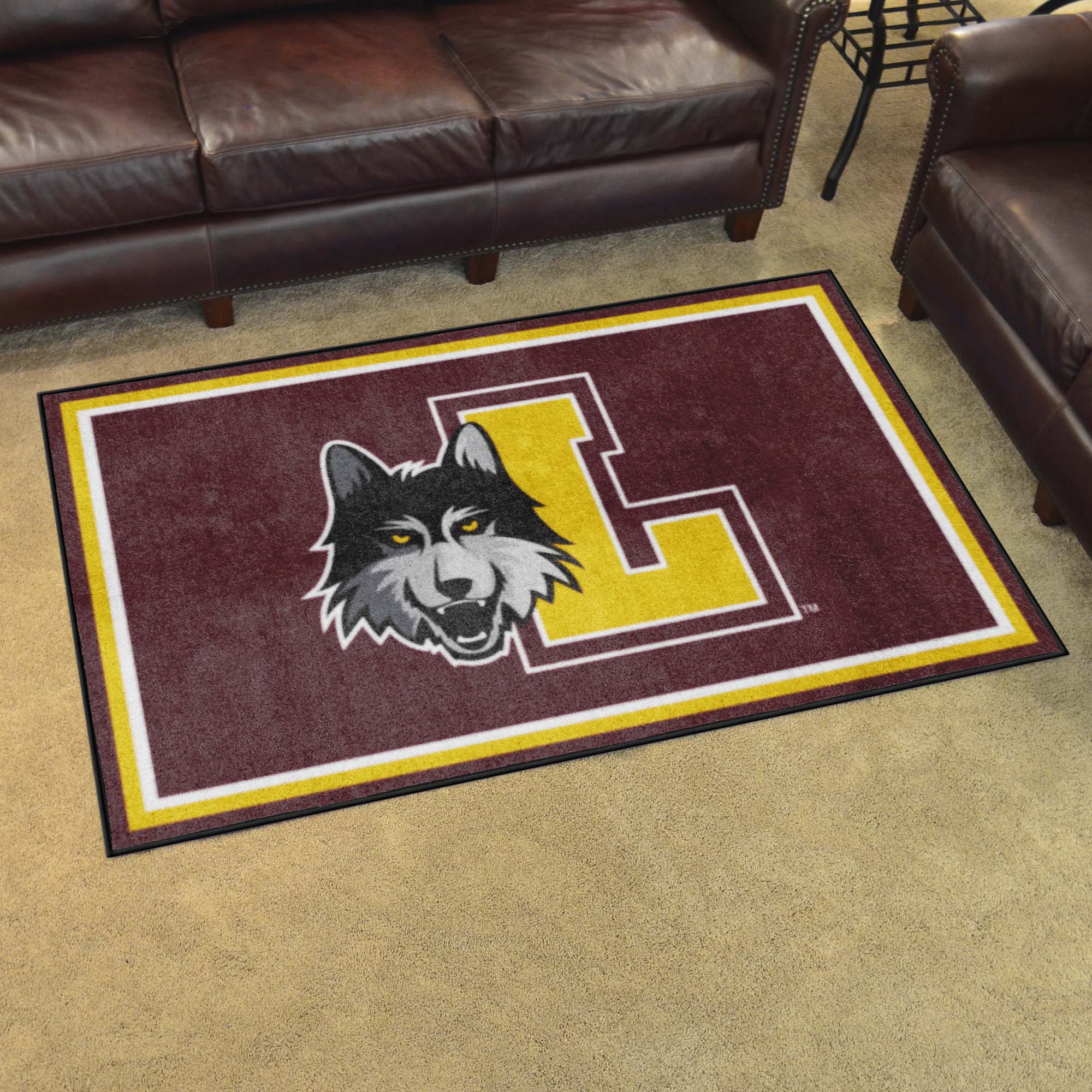 Loyola Chicago Ramblers 4ft. x 6ft. Plush Area Rug