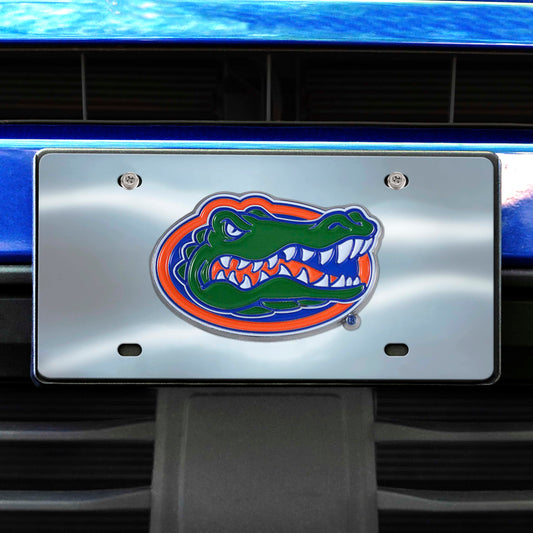 Florida Gators 3D Stainless Steel License Plate