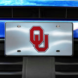 Oklahoma Sooners 3D Stainless Steel License Plate