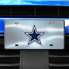 Dallas Cowboys 3D Stainless Steel License Plate