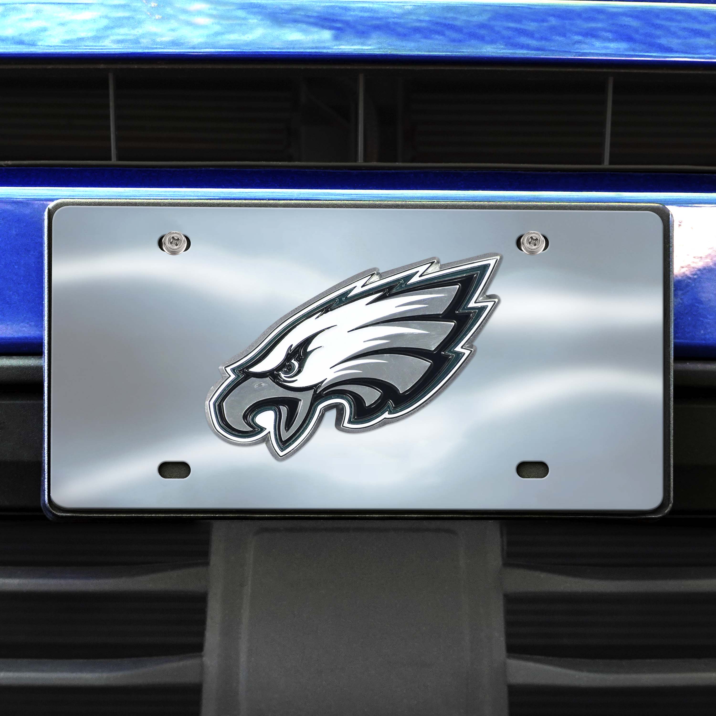 Philadelphia Eagles 3D Stainless Steel License Plate