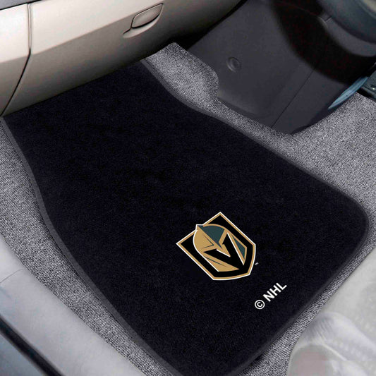 Vegas Golden Knights Embroidered Car Mat Set - 2 Pieces