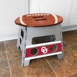 Oklahoma Sooners Folding Step Stool - 13in. Rise