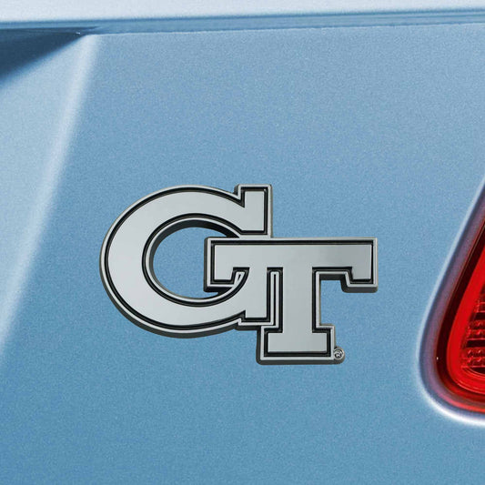 Georgia Tech Yellow Jackets 3D Chrome Metal Emblem