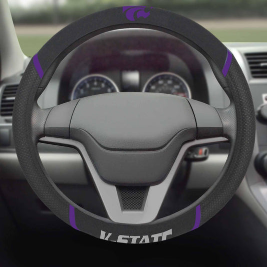 Kansas State Wildcats Embroidered Steering Wheel Cover - Kansas State