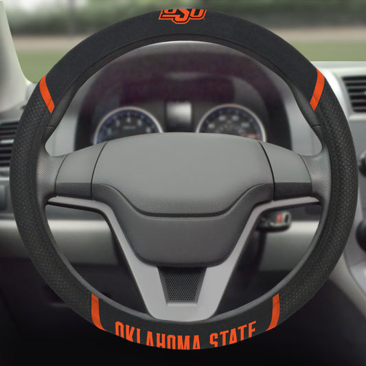 Oklahoma State Cowboys Embroidered Steering Wheel Cover - Oklahoma State