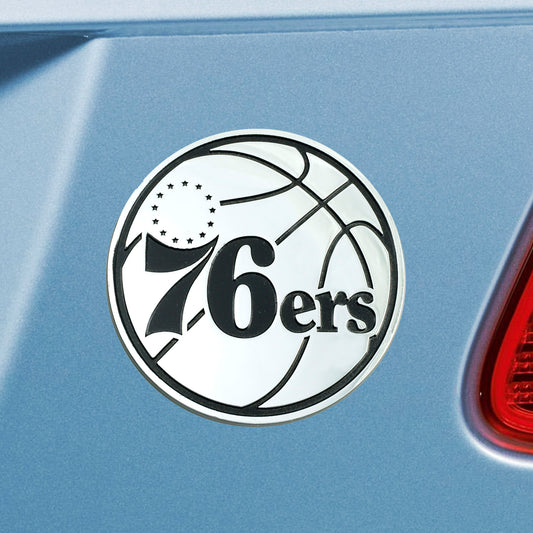 Philadelphia 76ers 3D Chrome Metal Emblem