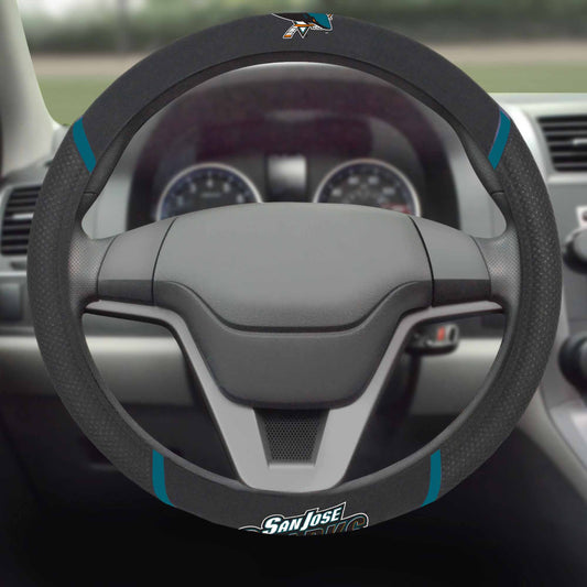 San Jose Sharks Embroidered Steering Wheel Cover