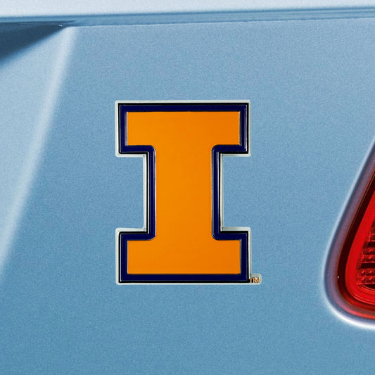 Illinois Illini 3D Color Metal Emblem