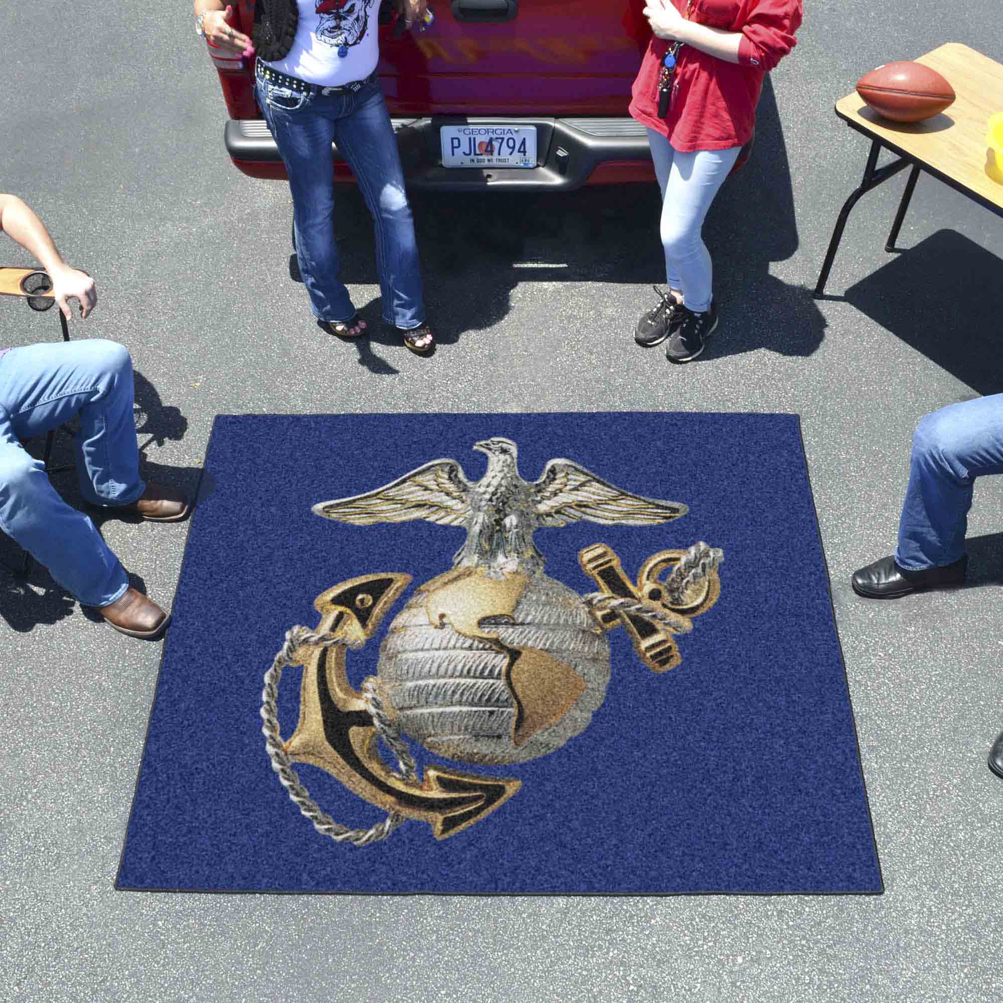 U.S. Marines Tailgater Rug - 5ft. x 6ft.