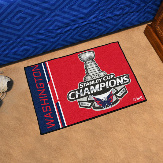 Washington Capitals Dynasty Starter Mat Accent Rug - 19in. x 30in.