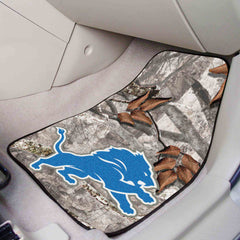 Detroit Lions Camo Front Carpet Car Mat Set - 2 Pieces