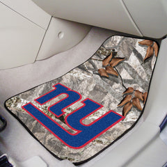 New York Giants Camo Front Carpet Car Mat Set - 2 Pieces