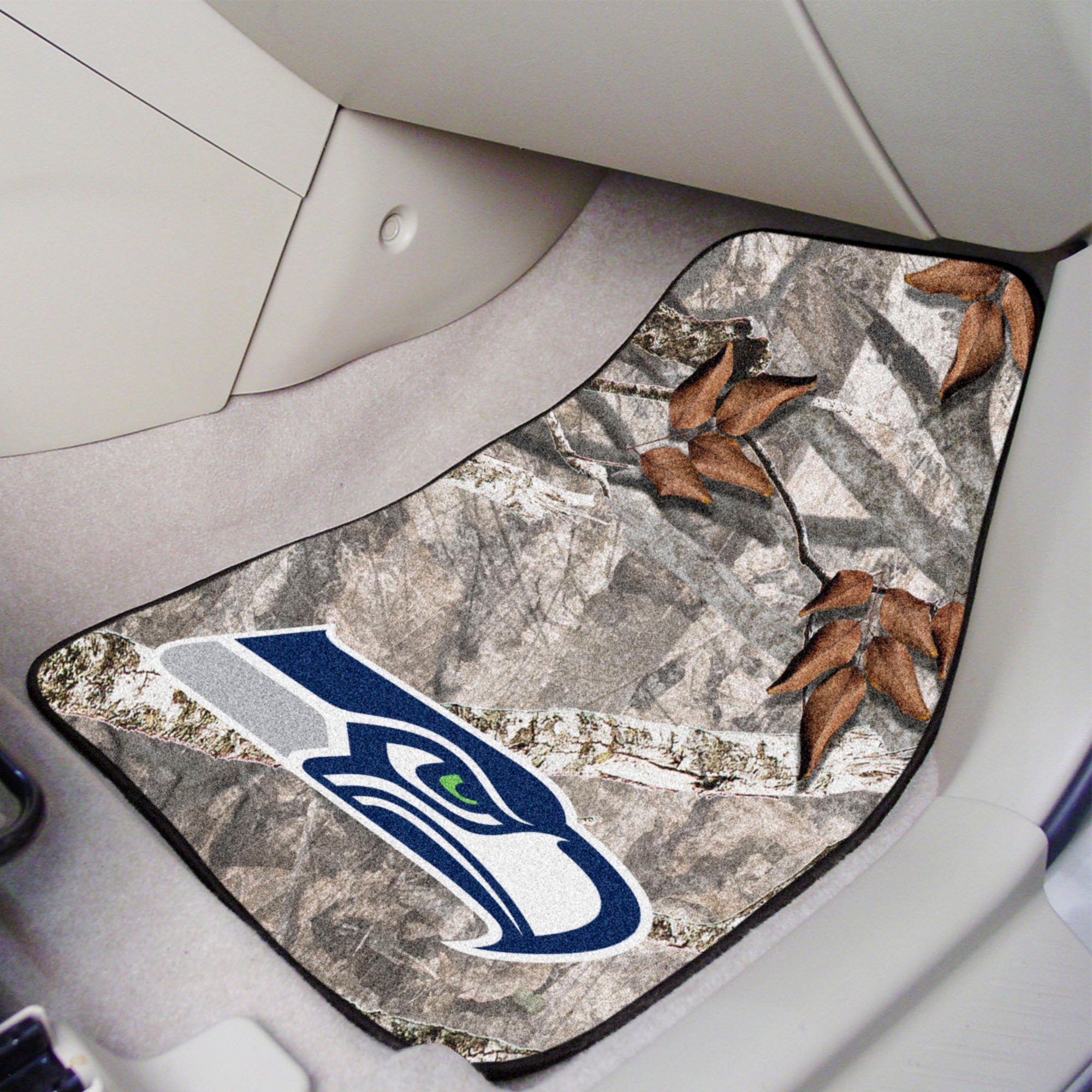 Seattle Seahawks Front Carpet Car Mat Set - 2 Pieces