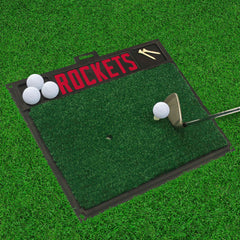 Houston Rockets Golf Hitting Mat - Houston Rockets