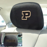 Purdue Boilermakers Embroidered Head Rest Cover Set - 2 Pieces