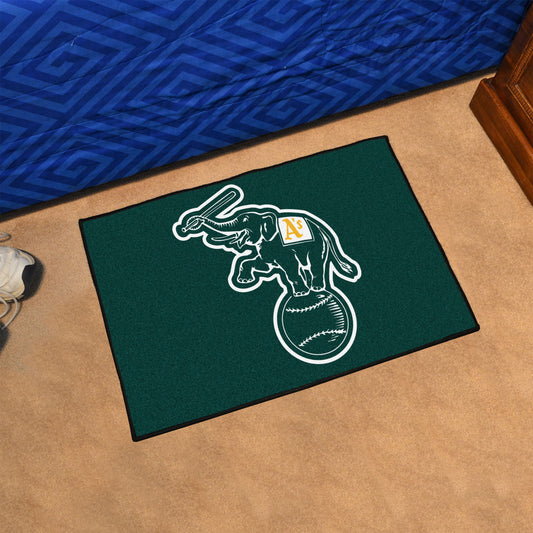 Oakland Athletics Starter Mat Accent Rug - 19in. x 30in. - Oakland Athletics