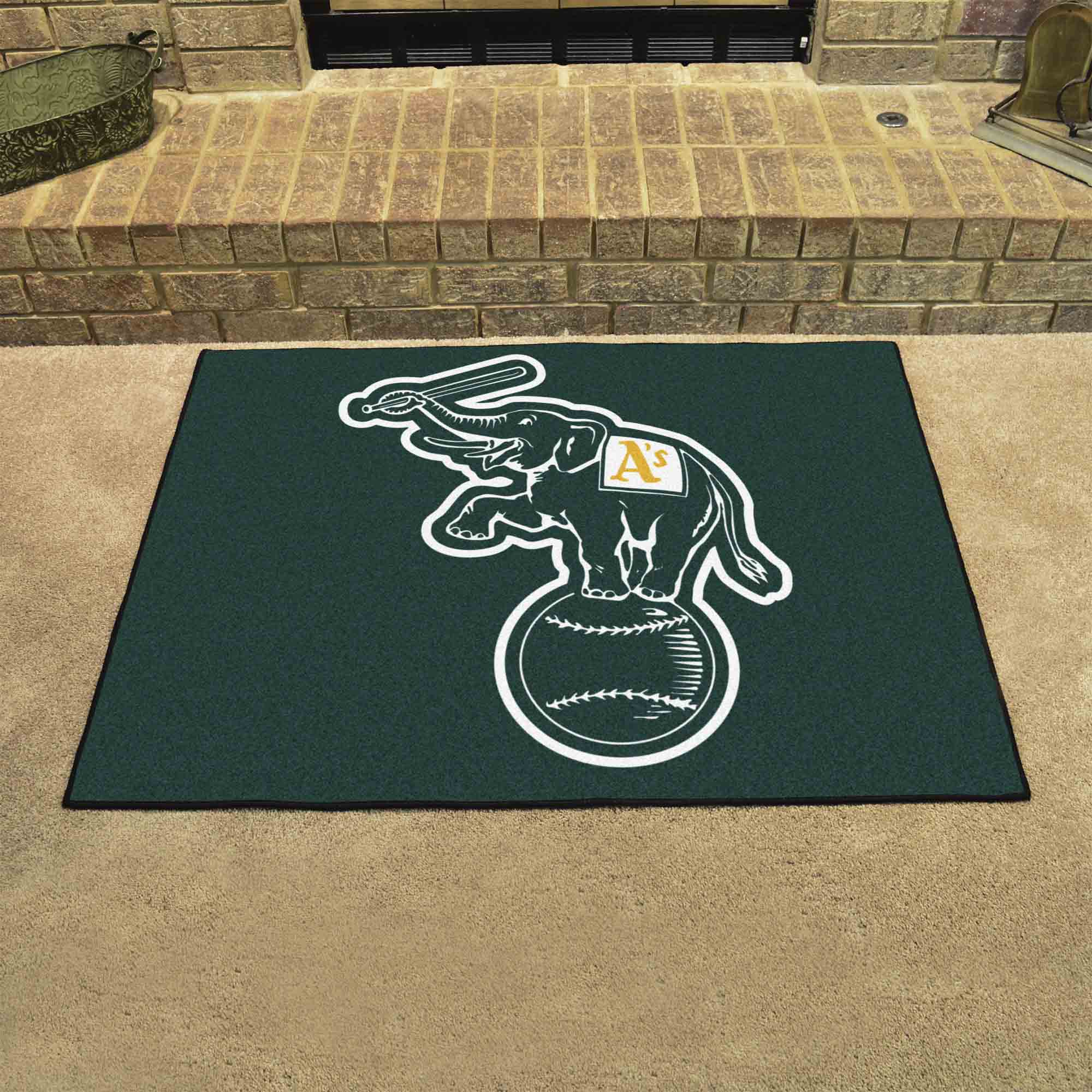 Oakland Athletics All-Star Rug - 34 in. x 42.5 in. - Oakland Athletics