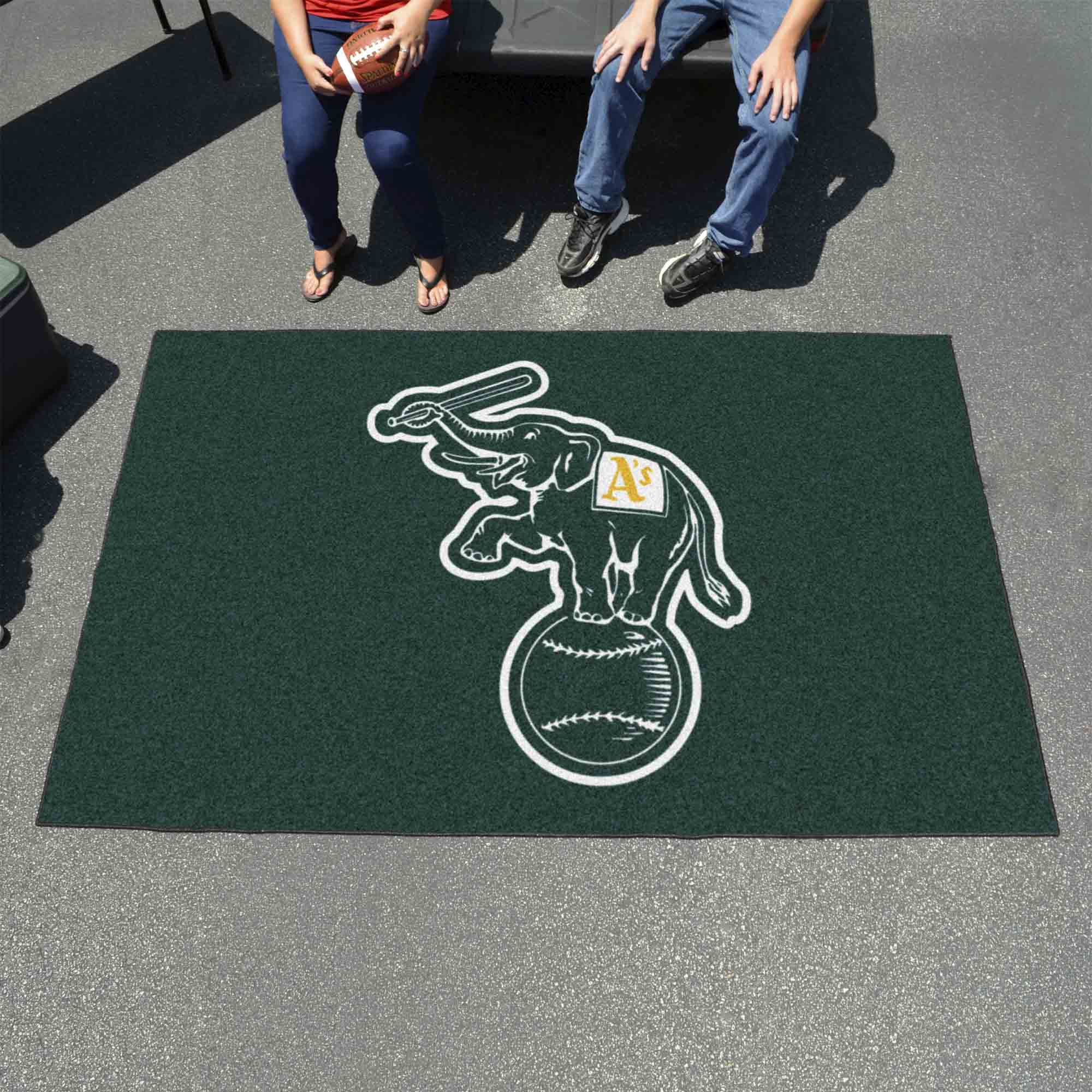 Oakland Athletics Ulti-Mat Rug - 5ft. x 8ft. - Oakland Athletics