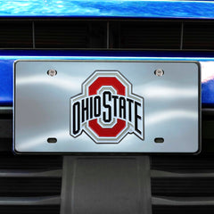 Ohio State Buckeyes 3D Stainless Steel License Plate - Ohio State