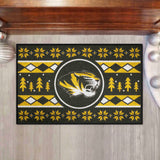 Missouri Tigers Holiday Sweater Starter Mat Accent Rug - 19in. x 30in.