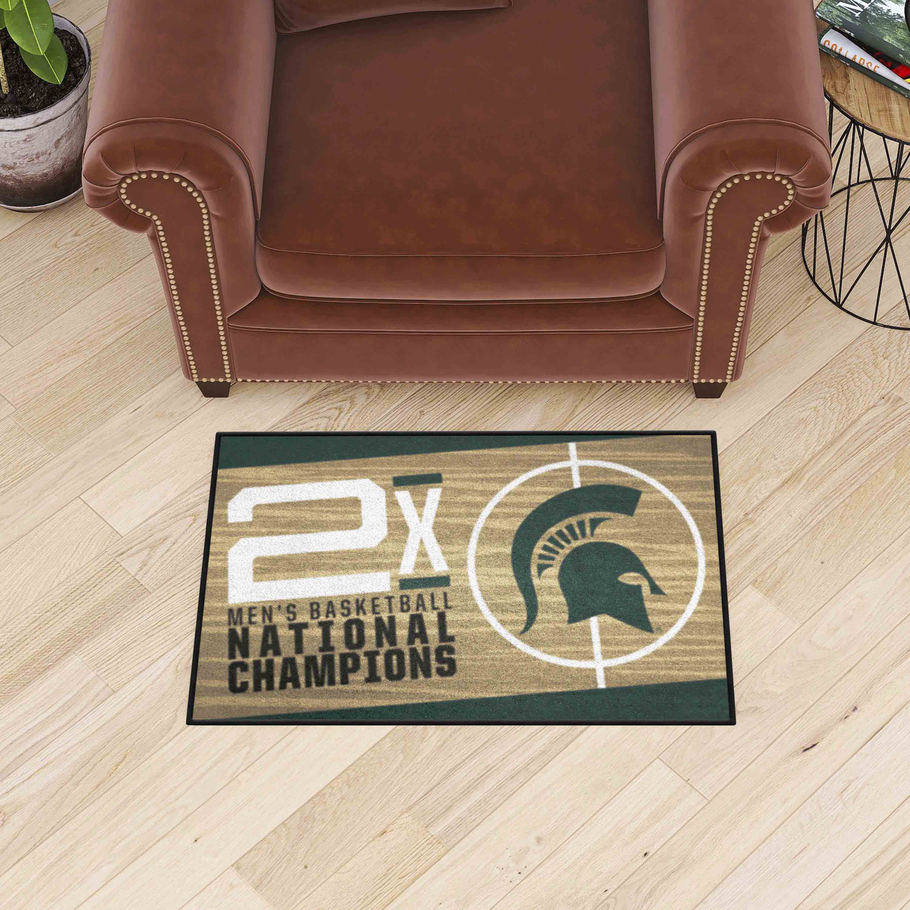 Michigan State Spartans Dynasty Starter Mat Accent Rug - 19in. x 30in.