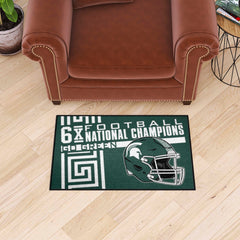 Michigan State Spartans Dynasty Starter Mat Accent Rug - 19in. x 30in. - Basketball Champions