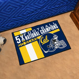 Cal Golden Bears Dynasty Starter Mat Accent Rug - 19in. x 30in.