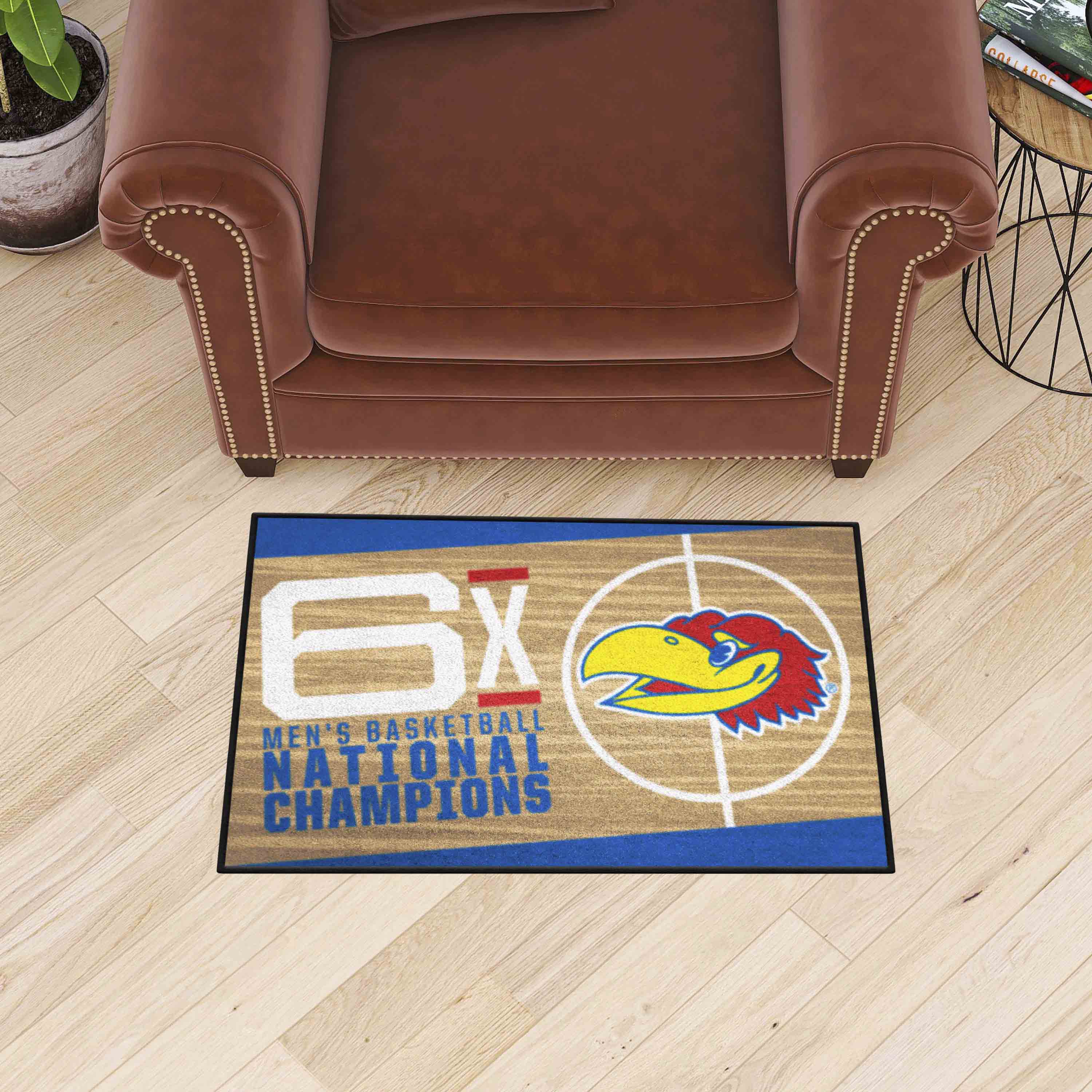 Kansas Jayhawks Dynasty Starter Mat Accent Rug - 19in. x 30in.