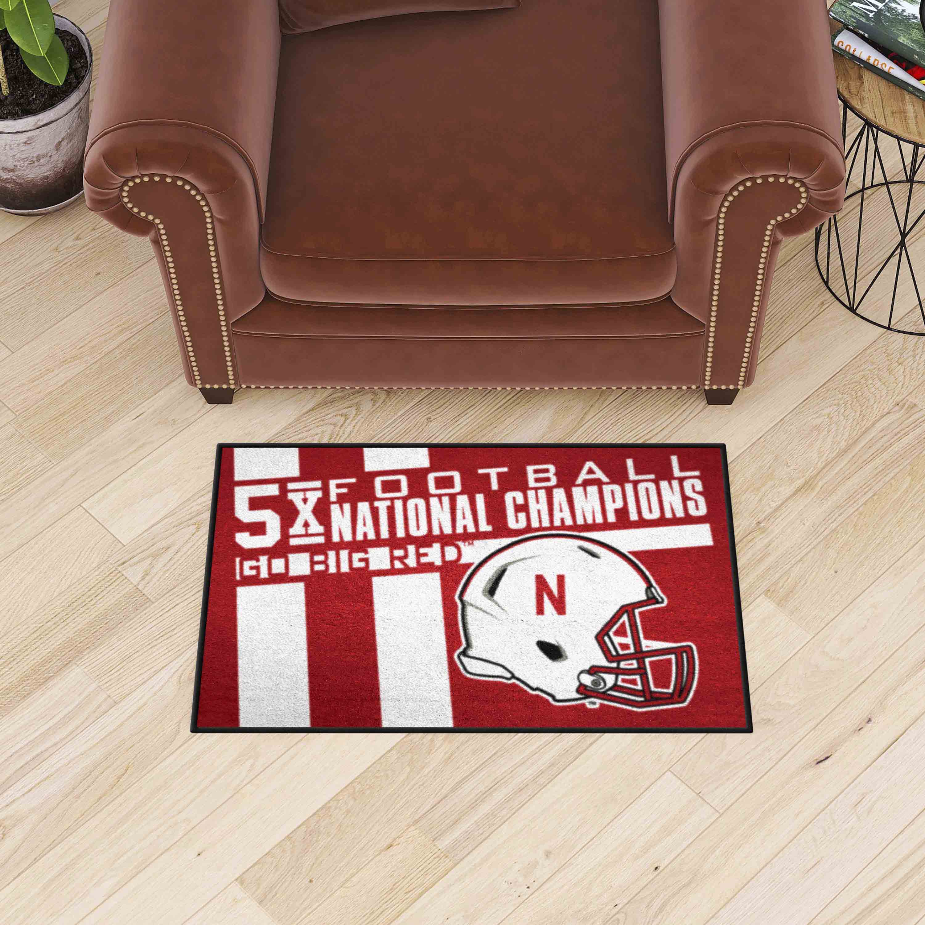 Nebraska Cornhuskers Dynasty Starter Mat Accent Rug - 19in. x 30in. - Nebraska