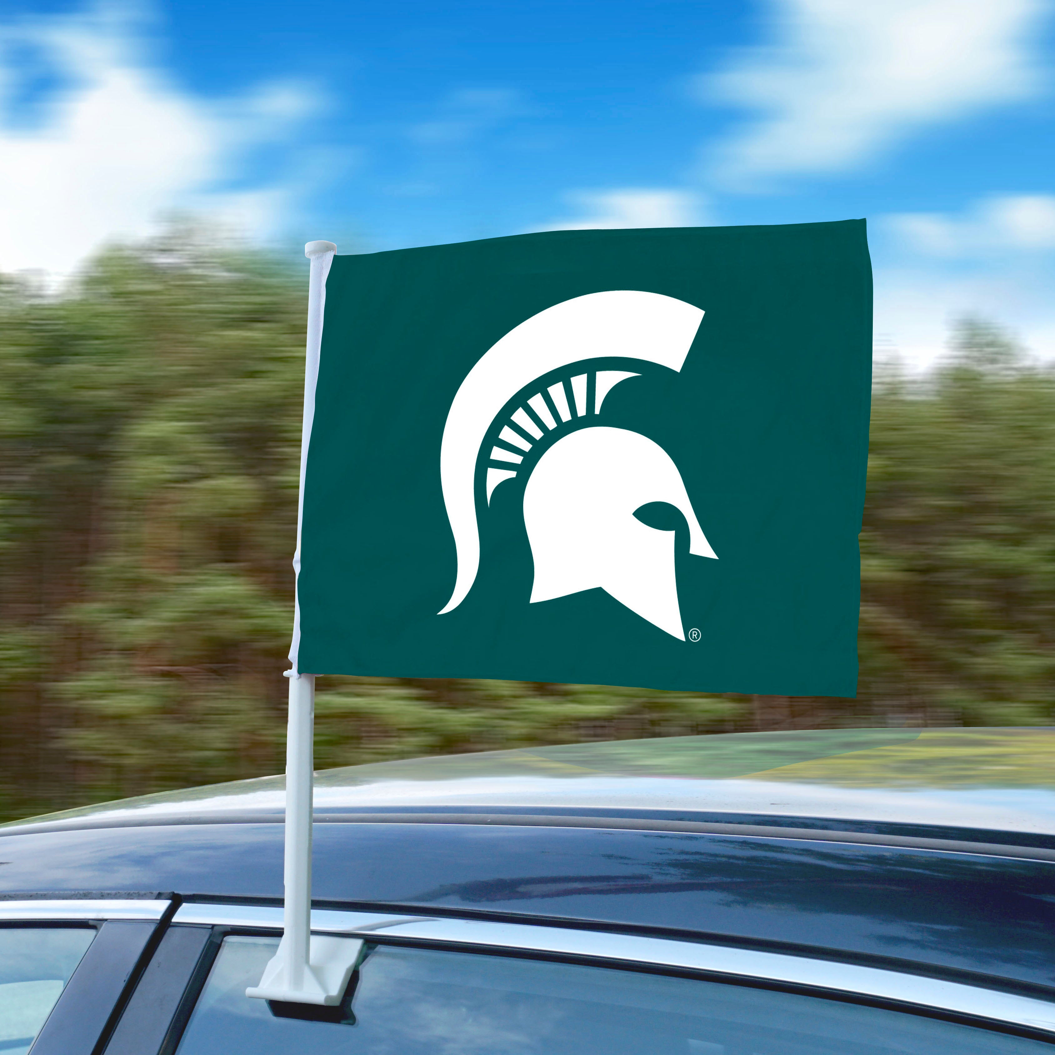 Michigan State Spartans Car Flag Large 1pc 11" x 14" - Michigan State