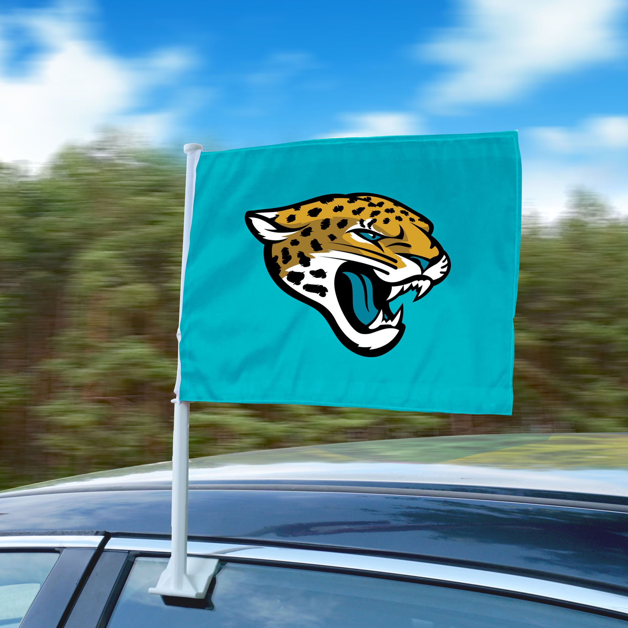 Jacksonville Jaguars Car Flag Large 1pc 11" x 14"