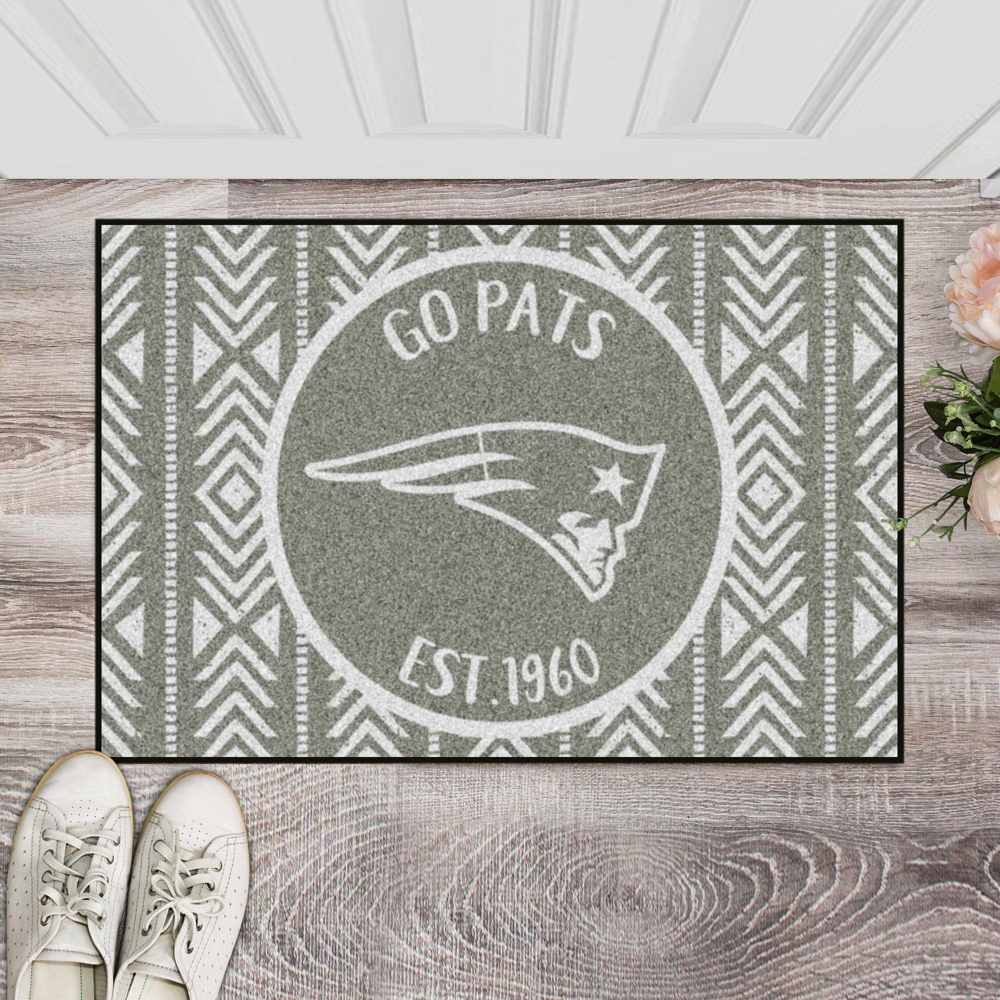 New England Patriots Southern Style Starter Mat Accent Rug - 19in. x 30in. - New England Patriots