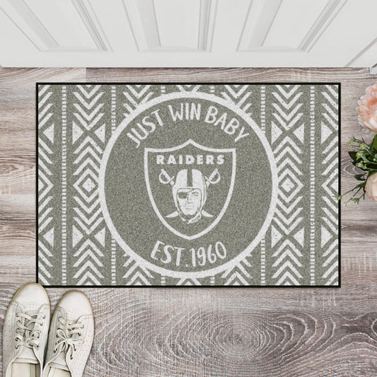 Las Vegas Raiders Southern Style Starter Mat Accent Rug - 19in. x 30in.