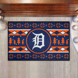 Detroit Tigers Holiday Sweater Starter Mat Accent Rug - 19in. x 30in.