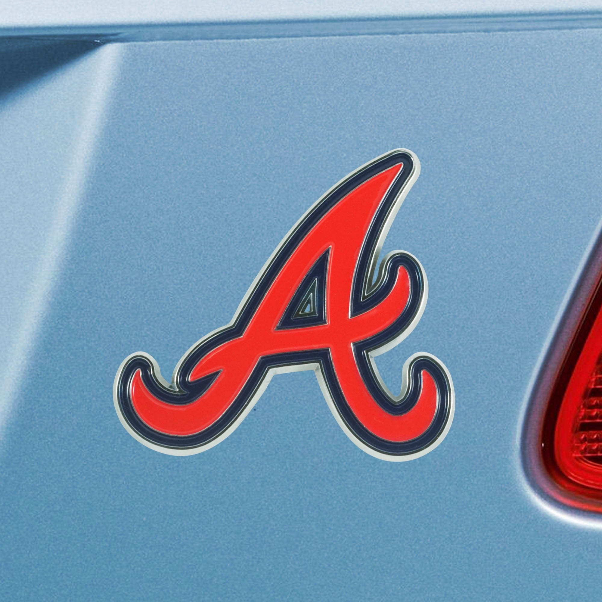 Atlanta Braves 3D Color Metal Emblem - Atlanta Braves