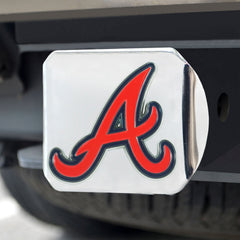 Atlanta Braves Hitch Cover - 3D Color Emblem - Atlanta Braves