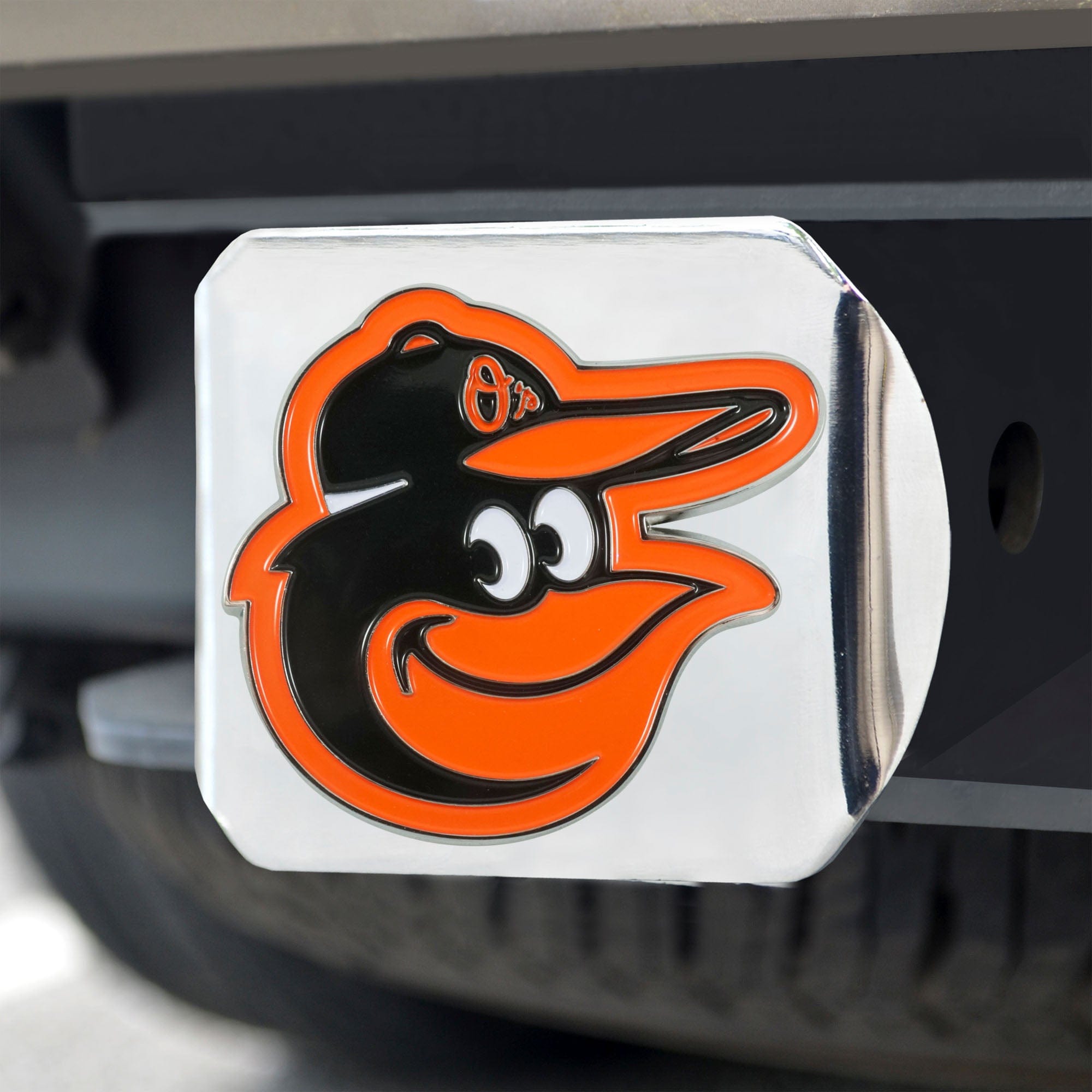 Baltimore Orioles Hitch Cover - 3D Color Emblem - Baltimore Orioles