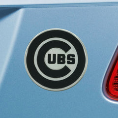 Chicago Cubs 3D Chrome Metal Emblem - Chicago Cubs