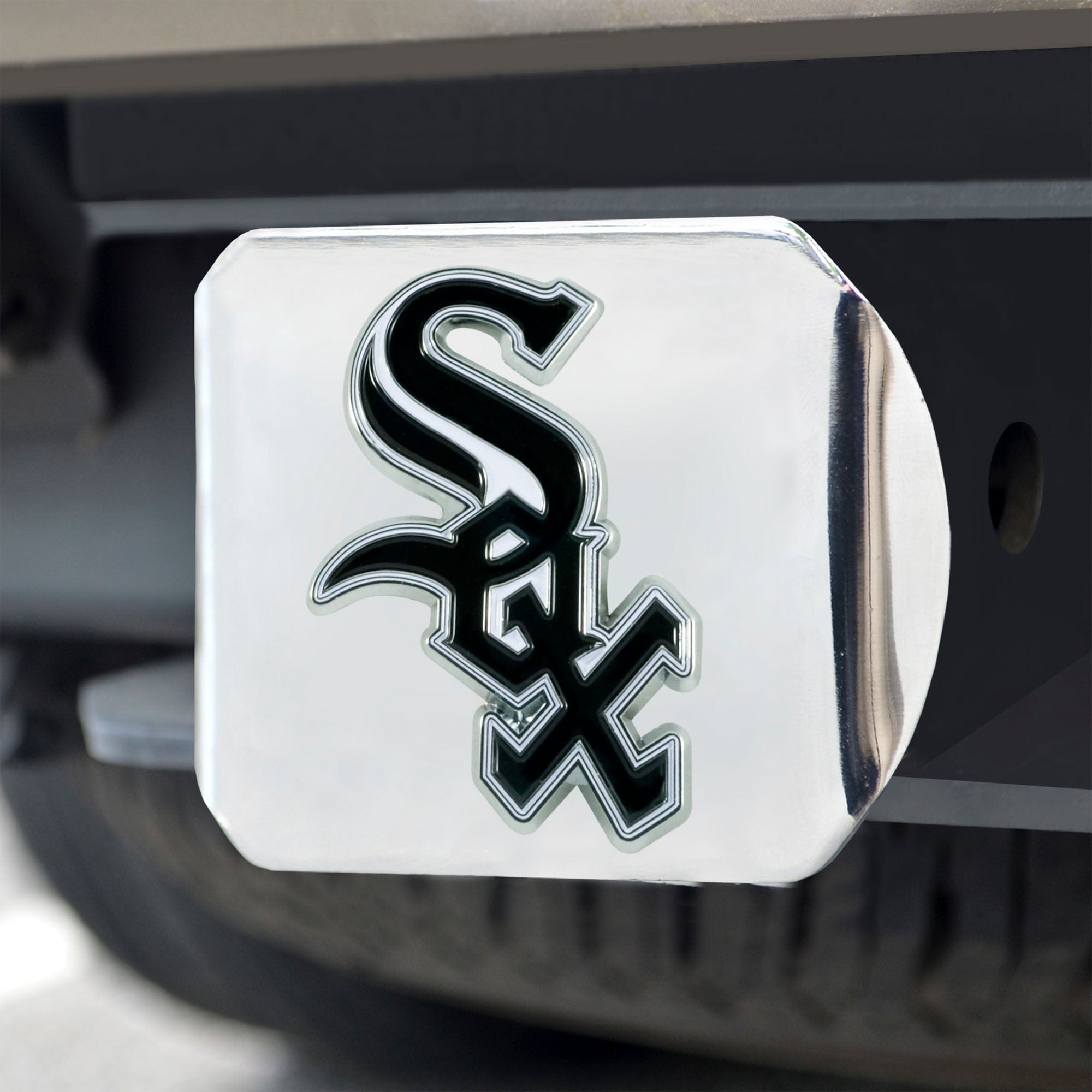 Chicago White Sox Hitch Cover - 3D Color Emblem - Chicago White Sox