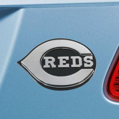 Cincinnati Reds 3D Chrome Metal Emblem - Cincinnati Reds