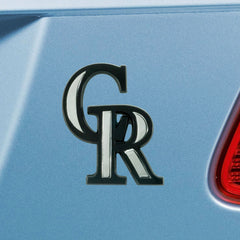 Colorado Rockies 3D Chrome Metal Emblem - Colorado Rockies