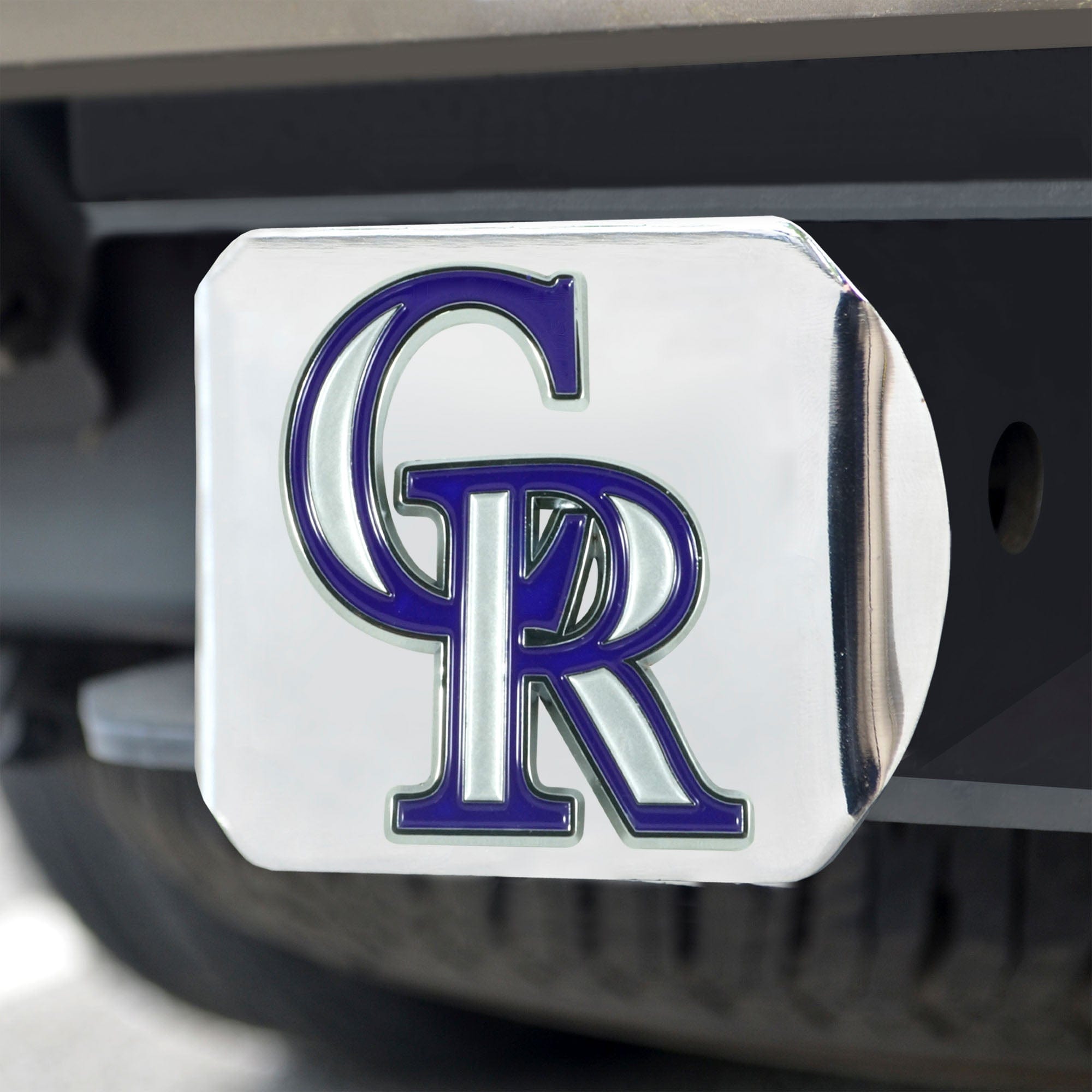 Colorado Rockies Hitch Cover - 3D Color Emblem - Colorado Rockies