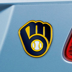 Milwaukee Brewers 3D Color Metal Emblem