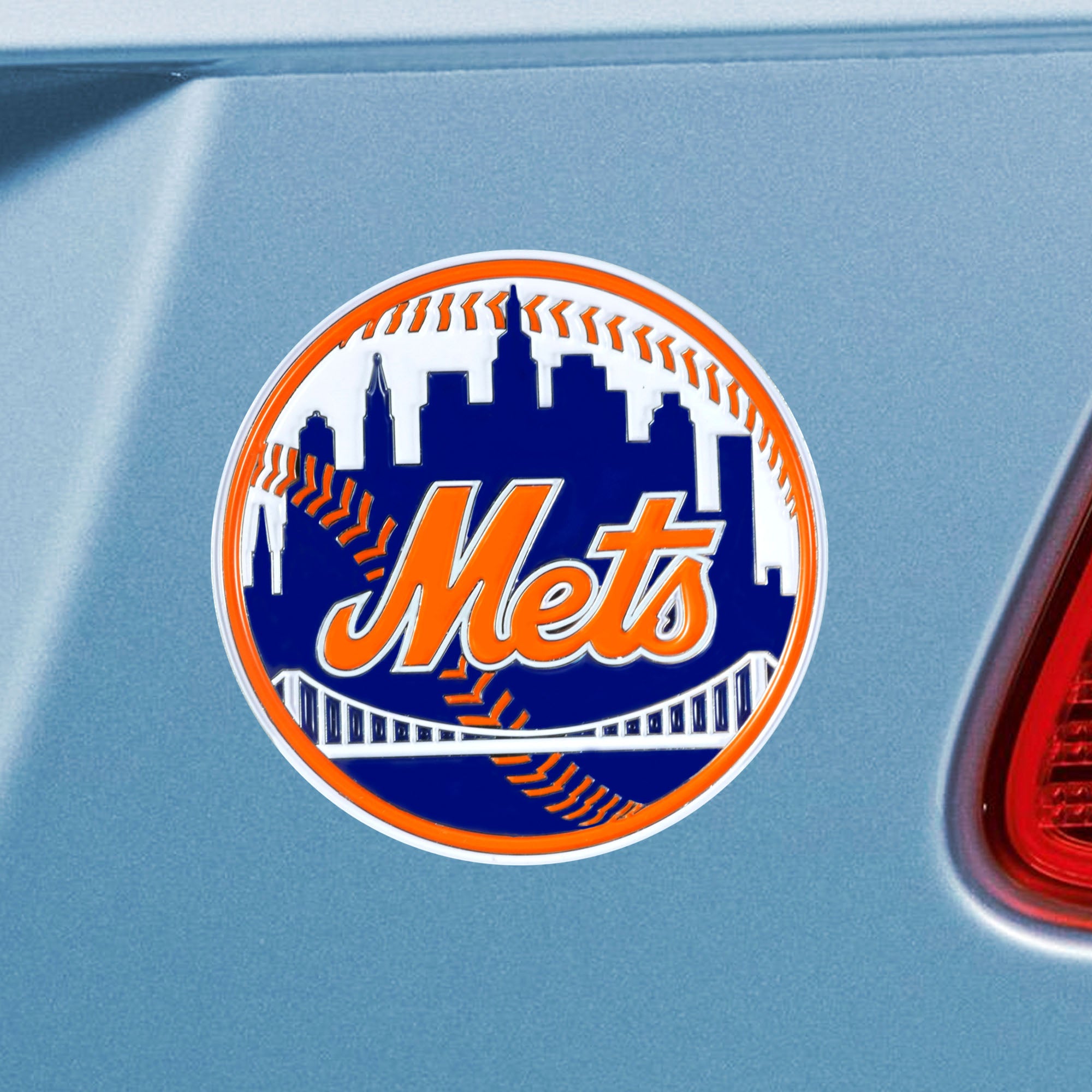 New York Mets 3D Color Metal Emblem